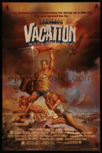 4m1071 NATIONAL LAMPOON'S VACATION NSS style 1sh 1983 Chevy Chase and cast by Boris Vallejo!