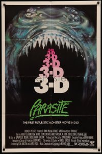 4m1110 PARASITE 1sh 1982 Demi Moore, the first futuristic monster movie in 3-D!