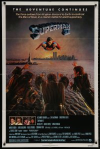 4m1251 SUPERMAN II NSS style 1sh 1981 Christopher Reeve, Terence Stamp, great image of villains!