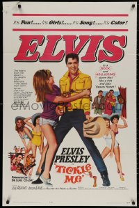 4m1281 TICKLE ME 1sh 1965 Elvis Presley is fun, way out wild & wooly, spooky & full of joy and jive!