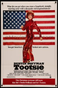 4m1291 TOOTSIE advance 1sh 1982 this Christmas everyone will know she's Hoffman and he's Tootsie!