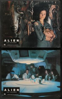 4m0054 ALIEN 9 style A French LCs 1979 Ridley Scott sci-fi classic, different Weaver and cast!