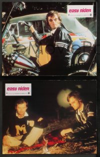 4m0070 EASY RIDER 6 style B French LCs R1970s Peter Fonda, biker classic directed by Dennis Hopper