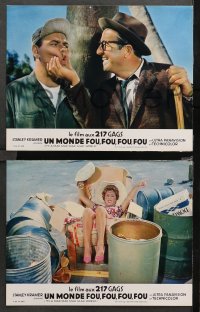 4m0045 IT'S A MAD, MAD, MAD, MAD WORLD 11 French LCs 1964 completely different image, rare!