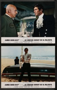 4m0053 ON HER MAJESTY'S SECRET SERVICE 9 style B French LCs 1970 George Lazenby's appearance as Bond!