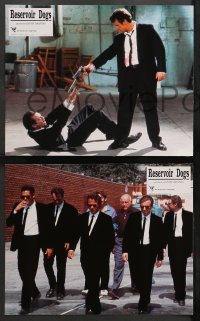 4m0064 RESERVOIR DOGS 8 French LCs 1992 Quentin Tarantino, Harvey Keitel, Steve Buscemi, Chris Penn!