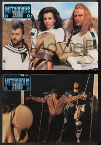 4m0076 NEW BARBARIANS 24 German LCs 1984 Fred Williamson, Metropolis 2000, great images!