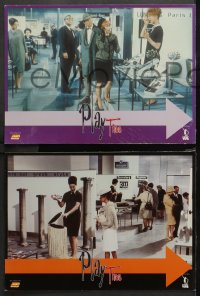4m0007 PLAYTIME 8 Greek LCs 2003 great images of Jacques Tati as Monsieur Hulot, very rare!