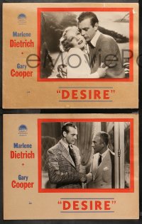 4m0004 DESIRE 6 Canadian LCs 1936 Gary Cooper & Marlene Dietrich, completely different images!