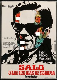 4m0017 SALO OR THE 120 DAYS OF SODOM 12 Spanish LCs 1980 Pasolini's Salo o le 120 Giornate di Sodoma!