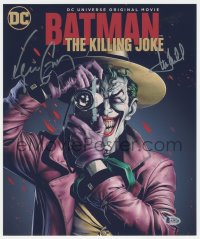 4p0185 BATMAN: THE KILLING JOKE signed color 11x13 REPRO still 2016 by BOTH Kevin Conroy AND Mark Hamill!