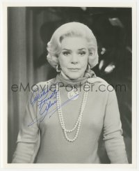 4p0545 ALICE FAYE signed 8x10 REPRO still 1980s close up later in her career wearing pearl necklace!