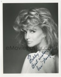 4p0547 ANN-MARGRET signed 8x10 REPRO still 1980s wonderful close portrait later in her career!