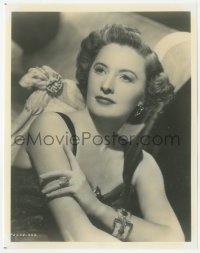 4p0551 BARBARA STANWYCK signed 8x10 REPRO still 1980s great waist-high portrait of the leading lady!