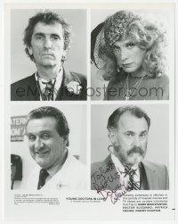 4p0352 DABNEY COLEMAN signed 8x10 still 1982 split image with co-stars from Young Doctors in Love!
