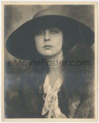 4p0359 DOROTHY DALTON signed deluxe 8x10 still 1910s Evans portrait of the silent Paramount actress!