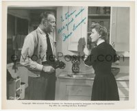 4p0375 IRENE DUNNE signed 8x10 still 1952 close up with Dean Jagger in It Grows on Trees!