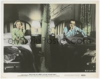 4p0315 JACK LEMMON signed color 8x10 still 1956 with June Allyson in You Can't Run Away From It!