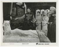 4p0376 JAMES MASON signed TV 8x10 still R1960s with Janet Leigh & others in Prince Valiant!