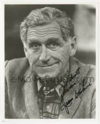4p0578 JAMES WHITMORE signed 8x10 REPRO still 1980s head & shoulders portrait later in his career!