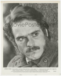 4p0379 JEREMY IRONS signed 8x10 still 1981 super close up from The French Lieutenant's Woman!