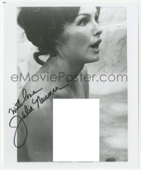 4p0587 JULIE NEWMAR signed 8x10 REPRO still 1980s great nude close up of the sexy actress!