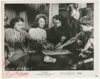 4p0418 ROSEMARY DECAMP signed 8x10 still 1960 with co-stars using Ouija board in 13 Ghosts!