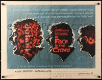 4p0026 FACE IN THE CROWD signed 1/2sh 1957 by writer Budd Schulberg, great image of Andy Griffith!