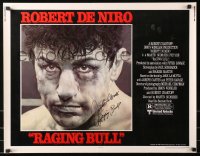 4p0027 RAGING BULL signed 1/2sh 1980 by Jake LaMotta, Kunio Hagio art of Robert De Niro as the boxer!