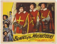 4p0151 BLADES OF THE MUSKETEERS signed LC #5 1953 by Robert Clarke, who is D'Artagnan, Boetticher!