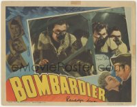 4p0152 BOMBARDIER signed LC 1943 by BOTH Randolph Scott AND Eddie Albert, intense cockpit scene!