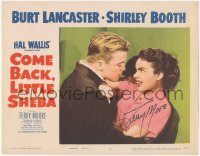4p0156 COME BACK LITTLE SHEBA signed LC #2 1953 by Terry Moore, who's resisting Richard Jaeckel!