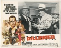 4p0159 DILLINGER signed LC #8 1973 by Ben Johnson, who's a gangster close up with tommy gun!