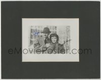 4p0212 LEW AYRES/JANE WYMAN signed 6x8 photo in 11x14 display 1980s ready to hang on your wall!