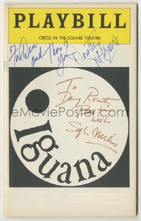 4p0308 NIGHT OF THE IGUANA signed playbill 1976 by BOTH Dorothy McGuire AND Sylvia Miles!