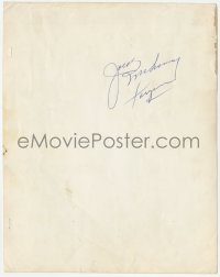 4p0382 JOCK MAHONEY signed 8x10 still 1957 great close up with co-stars from The Land Unknown!