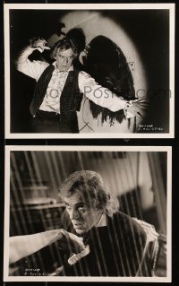 4r1409 BLACK ROOM 2 8x10 stills 1935 both with great close-up images of creepy Boris Karloff!