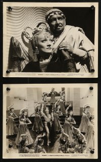 4r1453 KISMET 2 8x10 stills 1944 great images of Ronald Colman & Marlene Dietrich with wild hair!