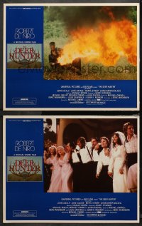 4r0677 DEER HUNTER 2 LCs 1978 Michael Cimino, Robert De Niro, Walken, top cast, Mantel border art!