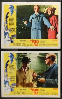 4r0719 IPCRESS FILE 2 LCs 1965 great images of Michael Caine in the spy story of the century!