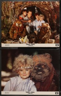 4r0060 CARAVAN OF COURAGE 8 color 11x14 stills 1984 Eric Walker, An Ewok Adventure, Star Wars!