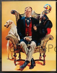 4r0684 DOCTOR DOLITTLE 2 color 11x14 stills 1967 Rex Harrison speaks with animals!