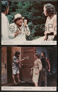 4r0269 ROMANCING THE STONE 8 color 11x14 stills 1984 Michael Douglas, Kathleen Turner, Danny DeVito!