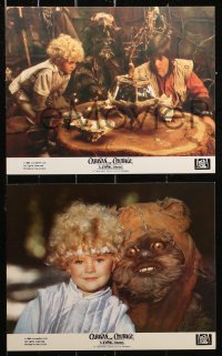 4r0839 CARAVAN OF COURAGE 8 8x10 mini LCs 1984 An Ewok Adventure, Star Wars, great images!