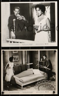 4r1237 CAT ON A HOT TIN ROOF 5 8x10 stills R1966 Elizabeth Taylor & Paul Newman, Burl Ives!