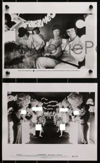 4r1345 CLOCKWORK ORANGE 3 8x10 stills 1972 Kubrick, Malcolm McDowell & droogs in Korova Milk Bar!