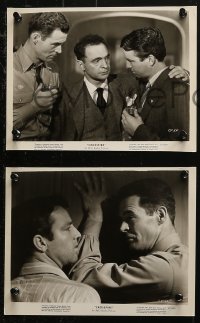 4r1239 CROSSFIRE 5 from 7.75x10.25 to 8x10 stills 1947 Young, Ryan, Grahame, young Robert Mitchum!