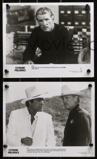 4r1088 EXTREME PREJUDICE 9 8x10 stills 1986 cowboy Nick Nolte, Powers Boothe, Walter Hill directed!