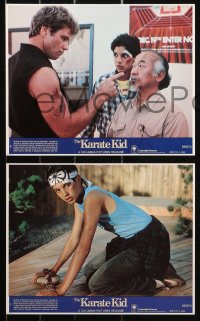 4r0848 KARATE KID 8 8x10 mini LCs 1984 Pat Morita, Ralph Macchio, Shue, teen martial arts classic!