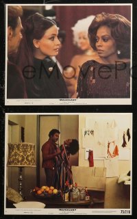 4r0849 MAHOGANY 8 8x10 mini LCs 1975 images of Diana Ross, Billy Dee Williams, Anthony Perkins!